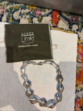 Kieselstein-Cord Women's Silver Sculpted Link Necklace